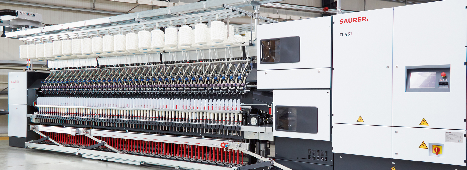 saurer ZI 451 worsted compact-spinning machine