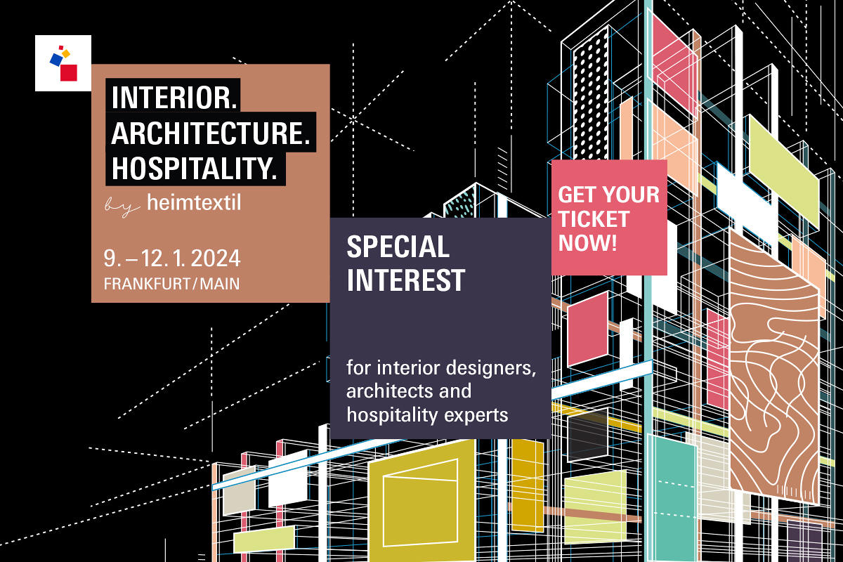 Heimtextil 2024: Textile innovations for new challenges in architecture, interior design and hospitality