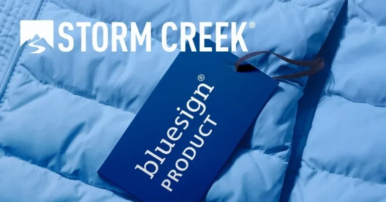 Storm Creek Achieves bluesign® PRODUCT Status for 75 Styles