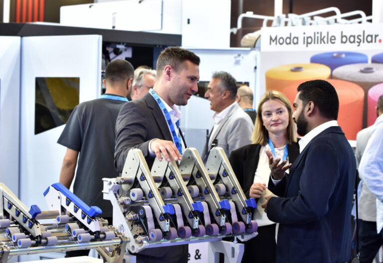 ITM 2026 textile exhibition in Istanbul showcasing machinery