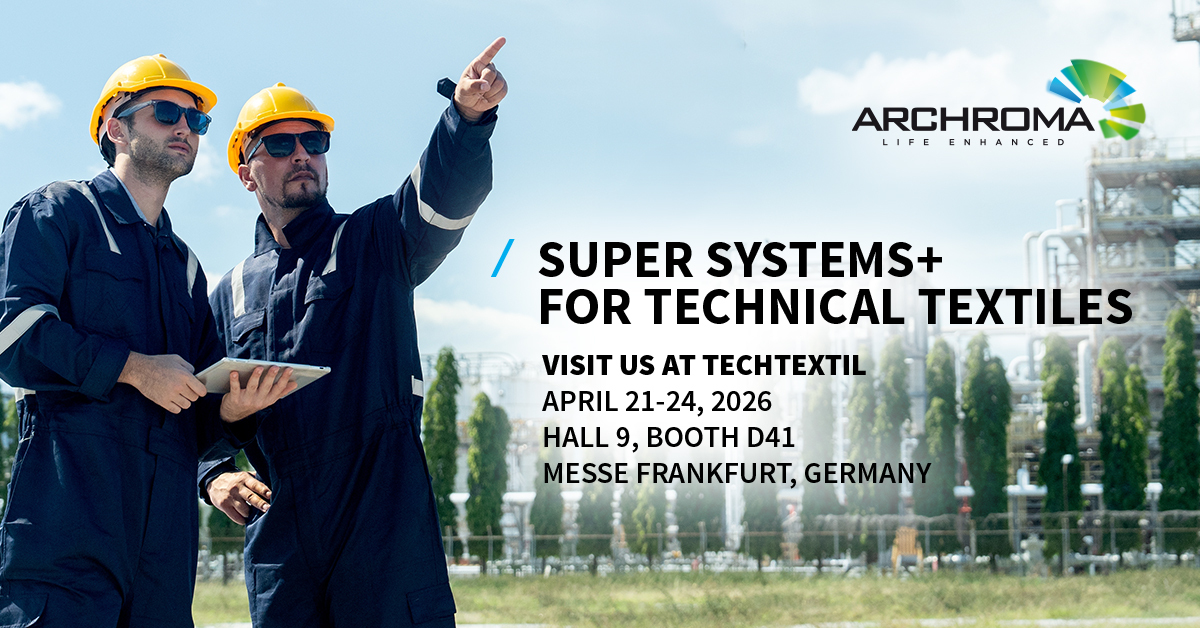 Archroma stand at Techtextil 2026