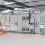 Brückner Finishing line for CO2-neutral carpet production at Techtextil