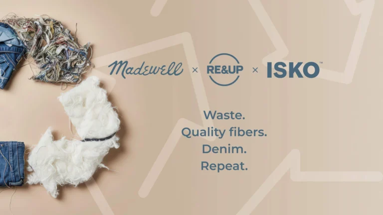 recycled textile-to-textile denim circular fashion process