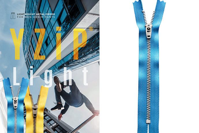 YKK launches ultra-light aluminum zipper