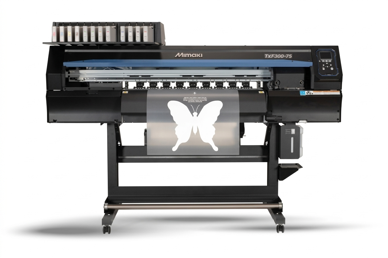 Mimaki Launches TxF300-75Plus DTF Printer with Enhanced White Ink Capacity