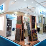 Asia Pacific Rayon exhibition booth at Indo Intertex Jakarta