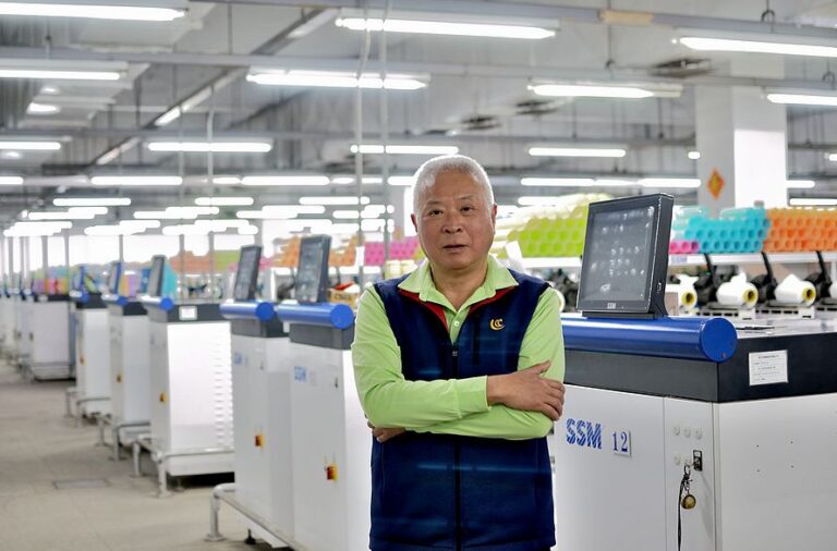 SSM XENO-YW precision winding machine in textile production