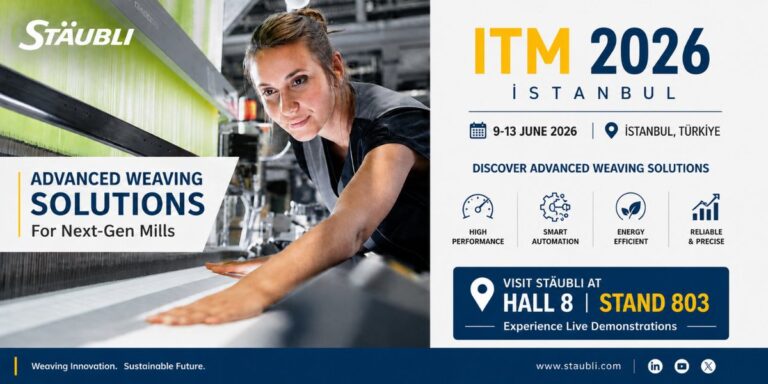 Stäubli Showcases Advanced Weaving Solutions at ITM 2026