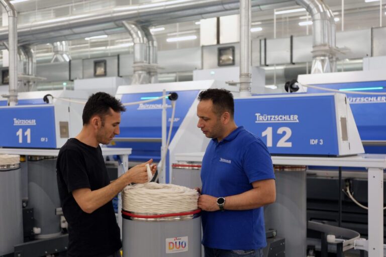 Trützschler IDF 3 integrated draw frame system with TC 30i card in spinning mill