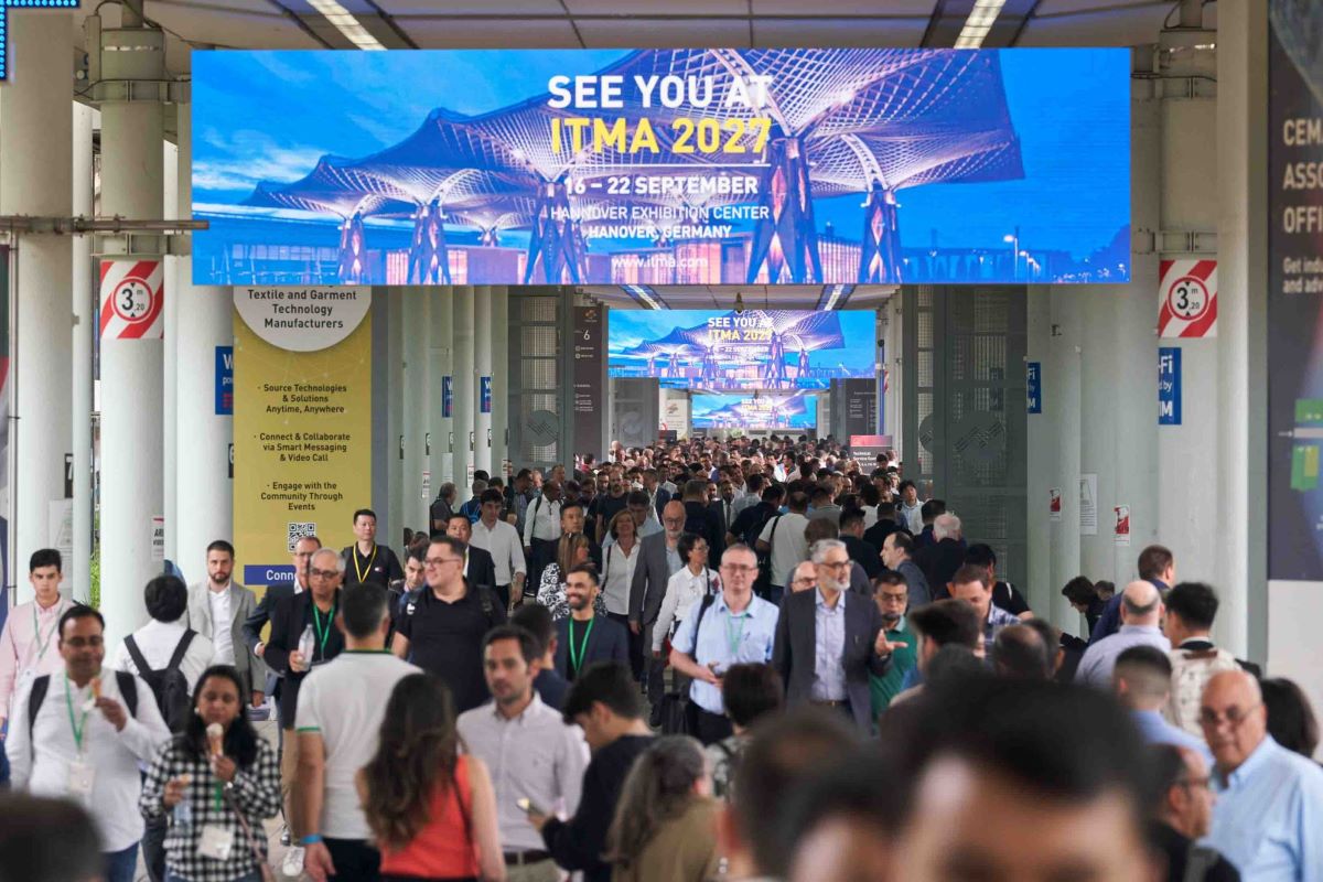 ITMA 2027 textile technology exhibition in Hanover Germany featuring innovation and sustainability