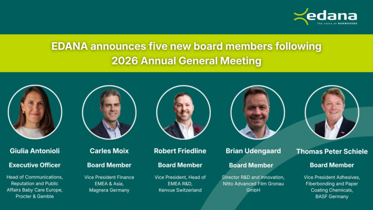 EDANA announces five new Board members following the 2026 Annual General Meeting in Brussels