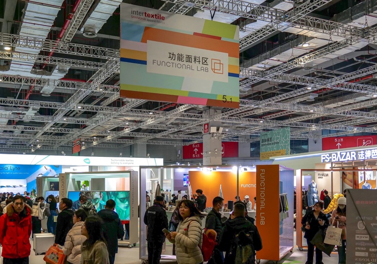 Intertextile Shanghai Apparel 2026 Econogy Hub showcasing sustainable textile innovations