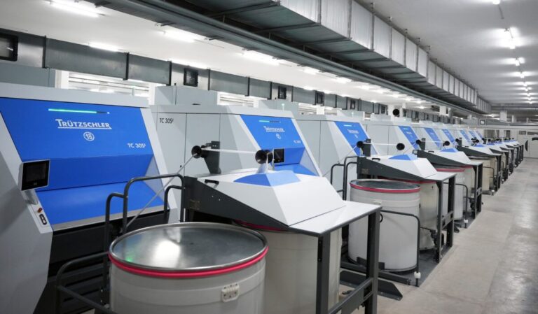 Trützschler TC 30Si carding machine at Ibrahim Fibres spinning mill in Pakistan